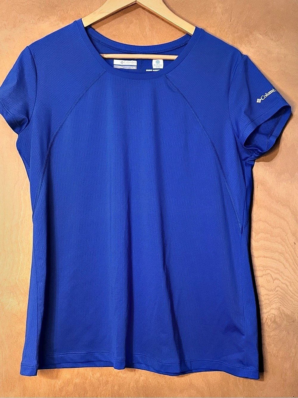 Columbia Zero Rules Short Sleeve Shirt Athletic Tee Blue XL